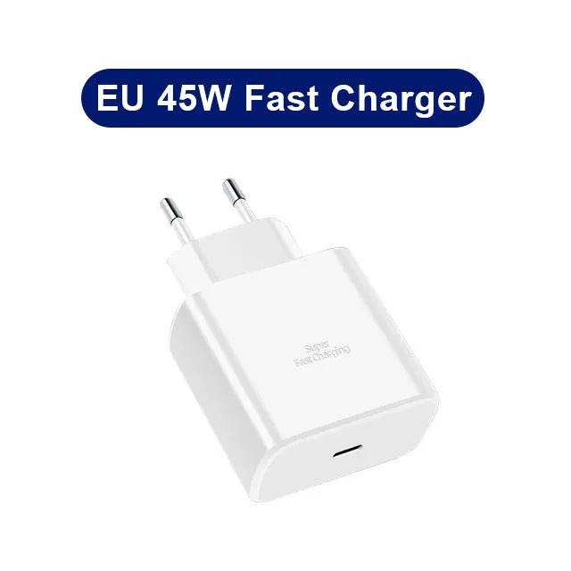 45W PD Fast Charging Adapter with USB-C Cable