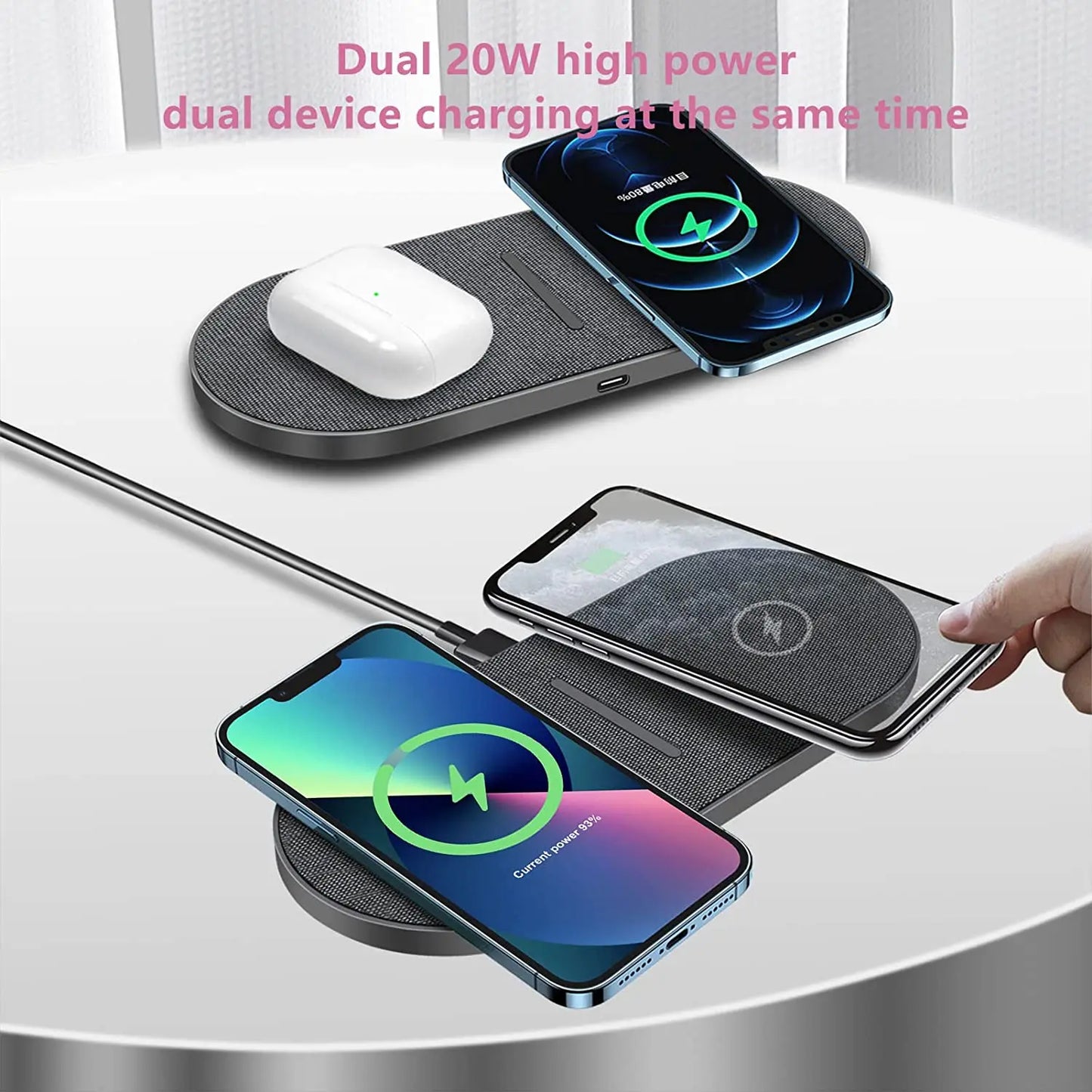 2-in-1 Fast Charging Pad