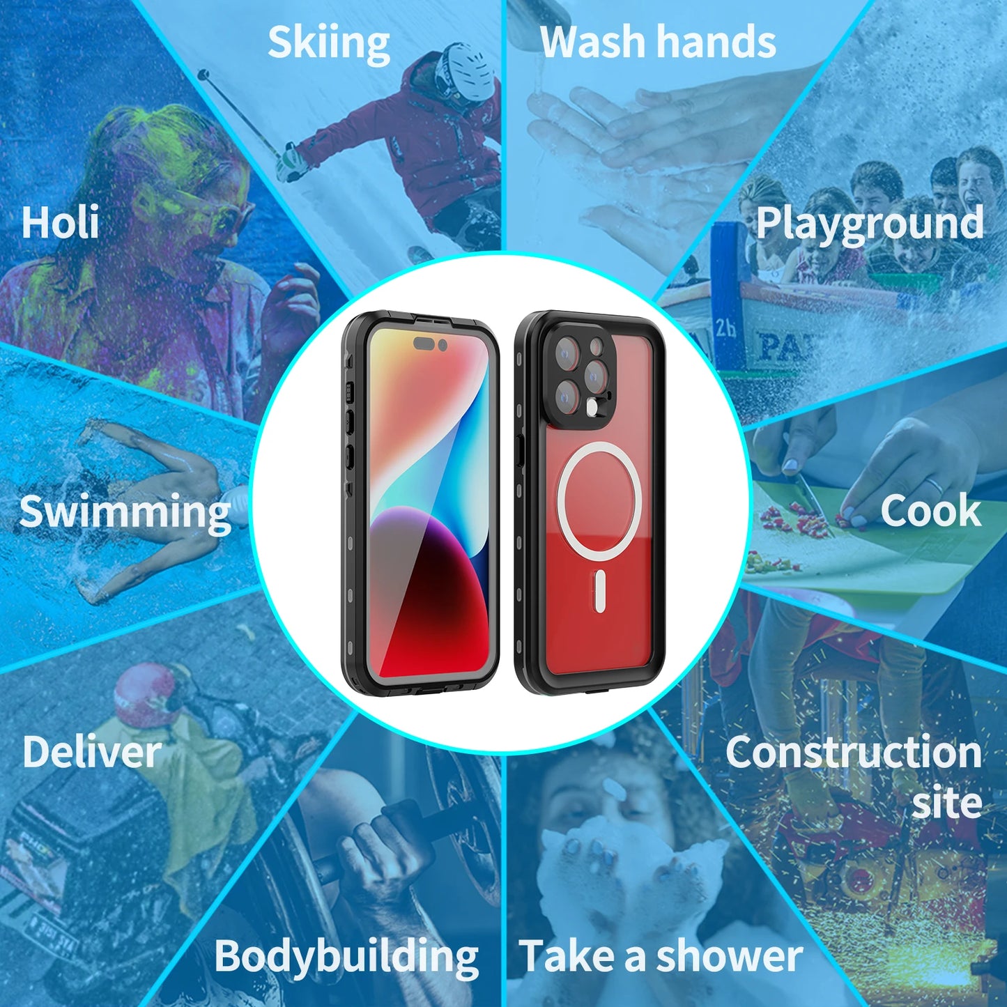 IP68 Waterproof Case for iPhone 16 Pro Max