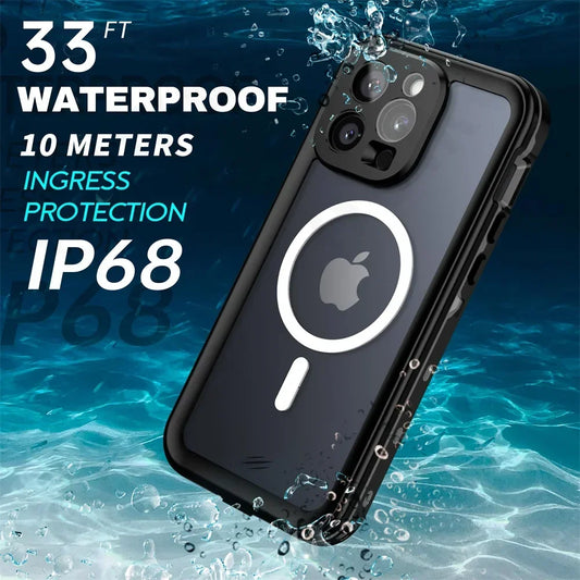 IP68 Waterproof Case for iPhone 16 Pro Max